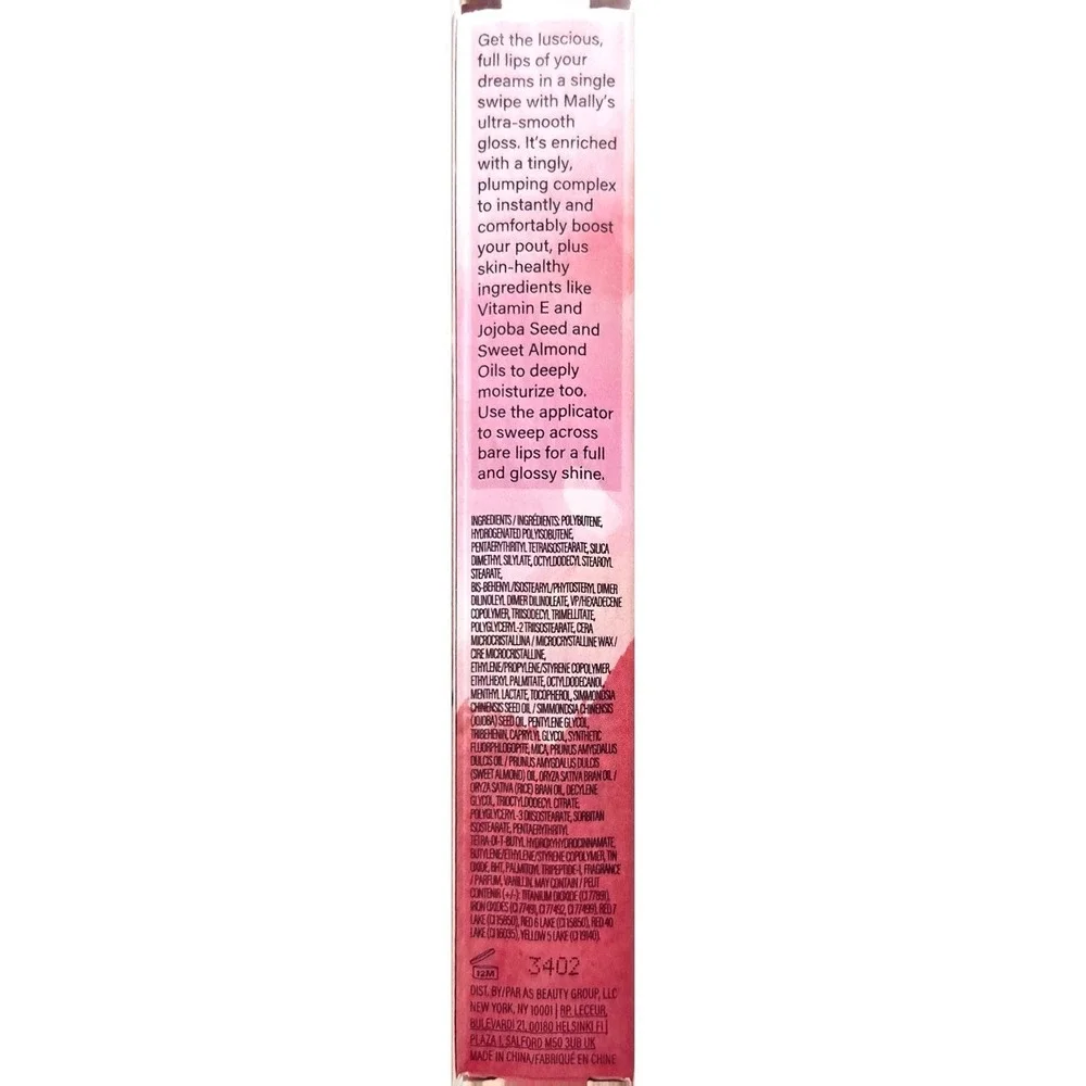 Mally‎ Beauty Positively Plump Lip Gloss, Peach parfair New